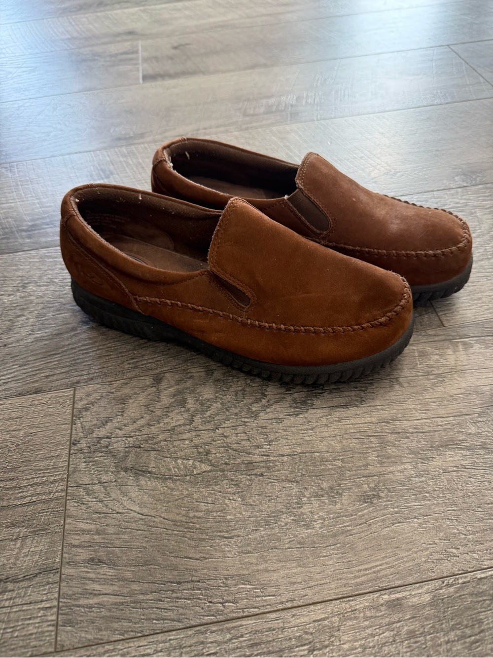Dr Scholls brown Swede shoes